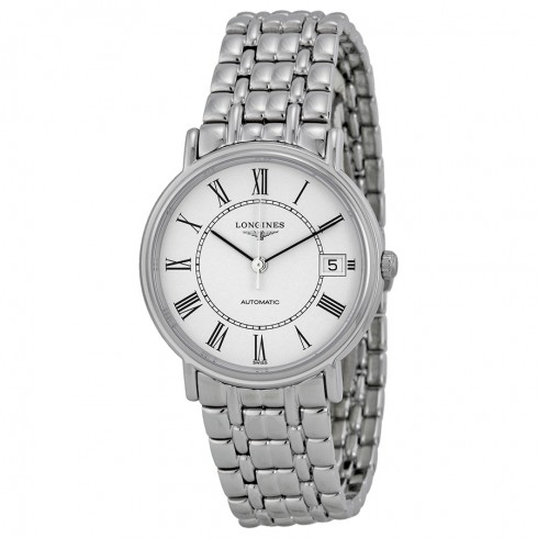 Longines Presence Automatic White Dial Stainless Steel Men's Watch L4.821.4.11.6 watches