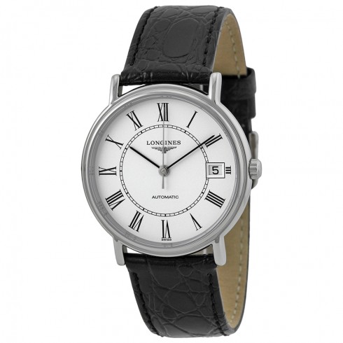 Longines Presence White Dial Automatic Leather Ladies Watch L4.821.4.11.2 watches