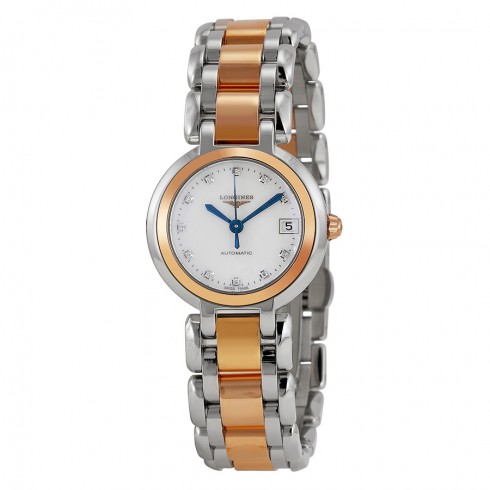 Longines PrimaLuna Automatic Diamond Mother of Pearl Dial Two-tone Ladies Watch L81115876 watches