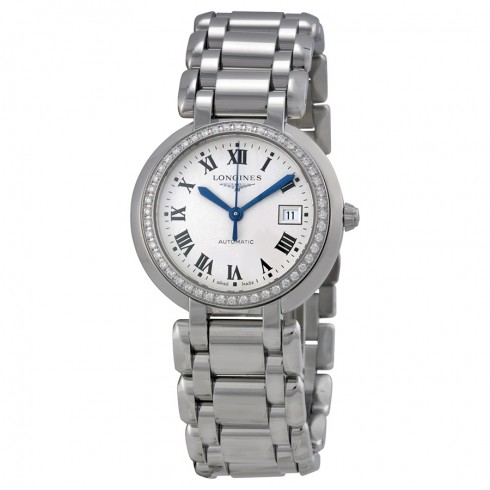 Longines PrimaLuna Automatic Silver Dial Stainless Steel Ladies Watch L8.113.0.71.6 watches