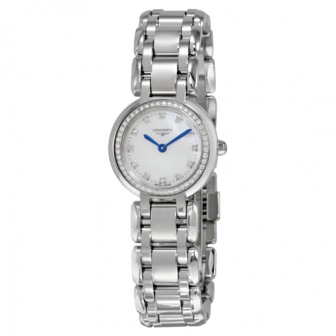 Longines Primaluna Mother of Pearl Dial Stainless Steel Diamond Ladies Watch L8.109.0.87.6 watches
