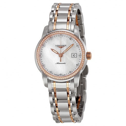 Longines Saint Imier Automatic Diamond Rose Gold and Steel Ladies Watch L25635877 watches