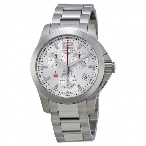 Longines Sport Conquest Silver Dial Stainless Steel Men's Watch L37004766 watches
