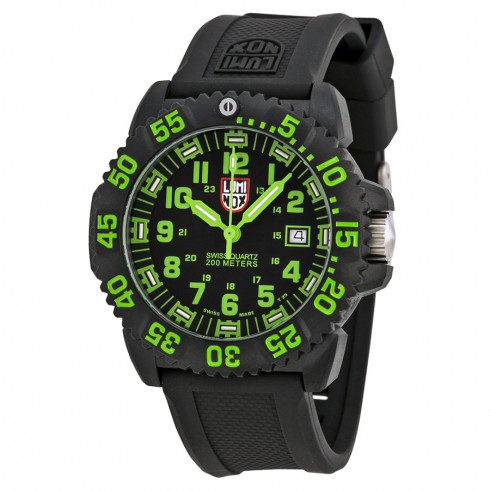 Luminox Seal Colormark 3050 Black Silicone Men's Watch 3067 watches