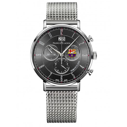 Maurice Lacroix Eliros Chronograph Black Dial Men's Stainless Steel Quartz Watch EL1088-SS002-320 watches