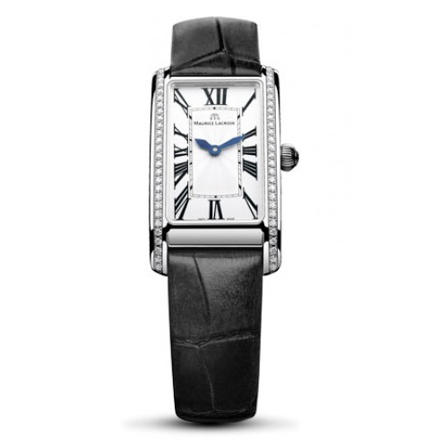 Maurice Lacroix Fiaba Rectangular Silver Guilloch¨¦ Dial Ladies Watch ML-FA2164-SD531-118 watches