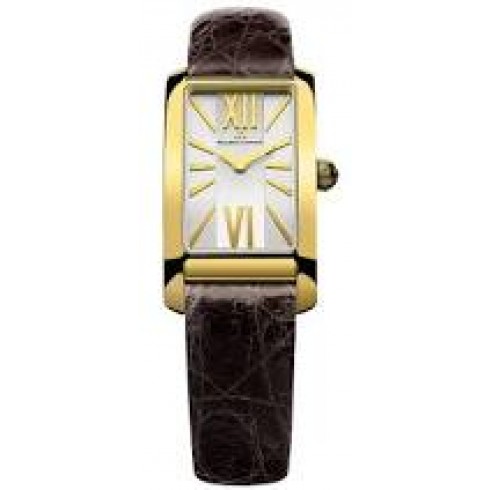 Maurice Lacroix Fiaba Silver Dial Brown Alligator-Crocodile Leather Laides Quartz Watch FA2164-PVY01-112 watches