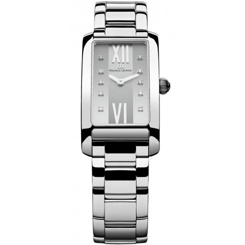 Maurice Lacroix Fiaba Silver Dial Polished Stainless Steel Ladies Quartz Watch FA2164-SS002-150 watches