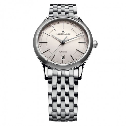 Maurice Lacroix Les Classiques Date Gents Automatique Silver Dial Stainless Steel Automatic Men's Watch LC6017-SS002-130 watches