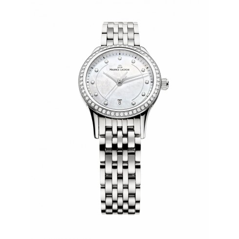 Maurice Lacroix Les Classiques Date Mother of Pearl Dial Ladies Watch ML-LC1113-SD502-170 watches