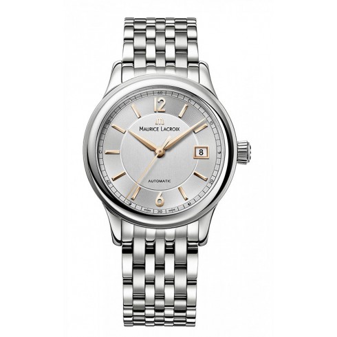 Maurice Lacroix Les Classiques Date Silver Dial Men's Watch LC6027-SS002-122 watches