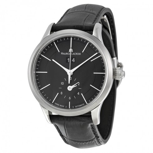 Maurice Lacroix Les Classiques Grande Date GMT Automatic Black Dial Men's Watch LC6088-SS001-330 watches