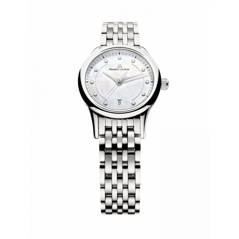 Maurice Lacroix Les Classiques Mother Of Pearl Dial Stainless Steel Ladies Quartz Watch LC1113-SS002-170 watches