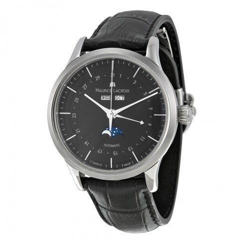 Maurice Lacroix Les Classiques Phase de Lune Black Dial Men's Watch LC6068-SS001-33E watches