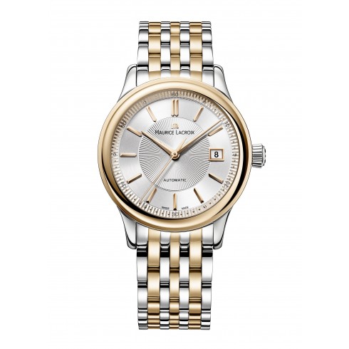 Maurice Lacroix Les Classiques Silver Dial Men's Automatic Two-tone Steel Watch LC6027-PS103-131 watches