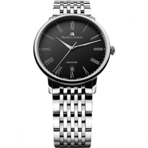 Maurice Lacroix Les Classiques Tradition Black Dial Automatic Men's Stainless Steel Watch LC6067-SS002-310 watches