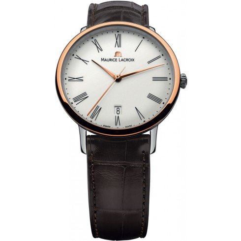 Maurice Lacroix Les Classiques Tradition Silver Dial Brown Leather Ladies Automatic Watch LC6067-PS101-110 watches