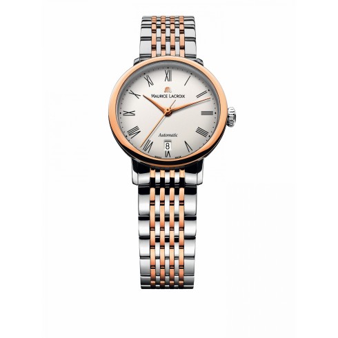 Replica Maurice Lacroix Les Classiques Tradition Silver Dial Ladies Automatic Stainless Steel Watch LC6063-PS103-110 Watch