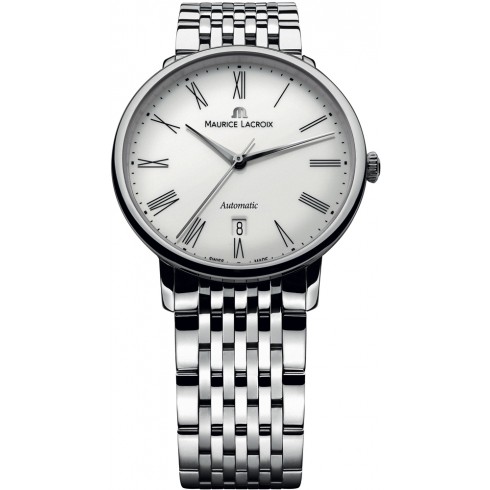 Maurice Lacroix Les Classiques Tradition White Dial Automatic Men's Stainless Steel Watch LC6067-SS002-110 watches