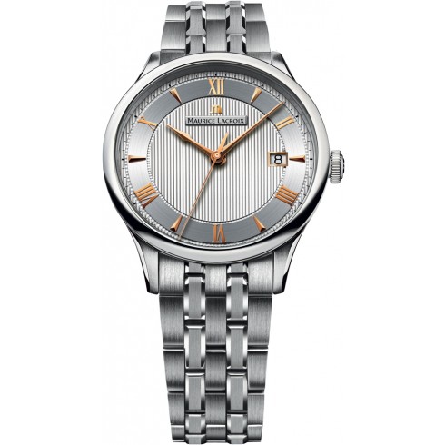 Maurice Lacroix Masterpice Date Silver Dial Men's Watch MP6407-SS002-110 watches
