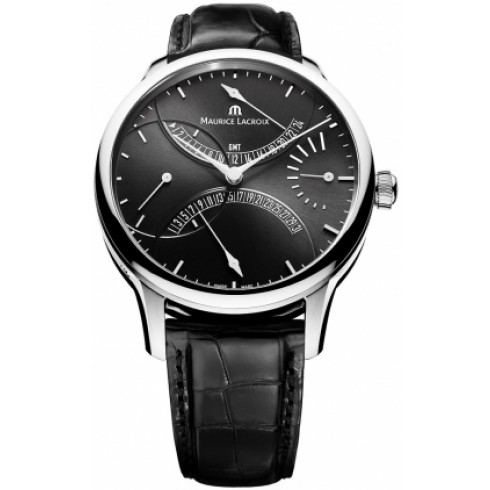 Maurice Lacroix Masterpiece Calendrier Retrograde Automatic Black Dial Men's Watch MP6518-SS001-330 watches