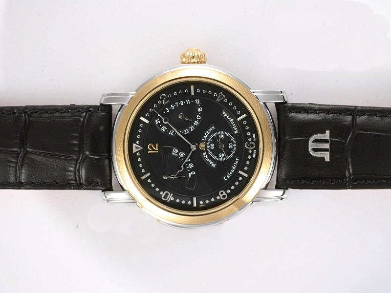 Maurice Lacroix Masterpiece Calendrier Retrograde MP7268-PG101-130 40mm Automatic Mens Watch watches