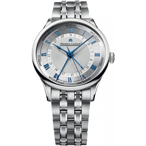 Maurice Lacroix Masterpiece Cinq Aiguilles Silver Dial Men's Automatic Stainless Steel Watch MP6507-SS002-110 watches