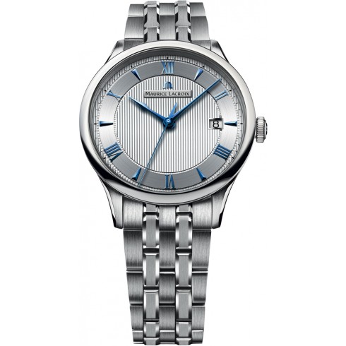 Maurice Lacroix Masterpiece Date Silver Dial Men's Watch MP6407-SS002-111 watches