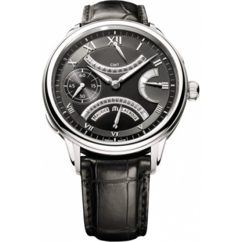 Maurice Lacroix Masterpiece Double Retrograde Black Dial Men's Watch MP7218-SS001-310 watches