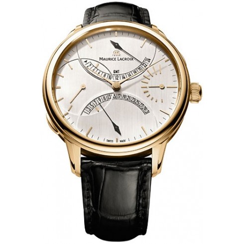 Maurice Lacroix Masterpiece Double Retrograde Silver Dial Men's Watch ML-MP7218-PG101-130 watches