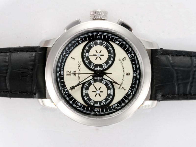 Maurice Lacroix Masterpiece Le Chronographe MP 7128-SS001-320 Round Manual Winding Mens Watch watches