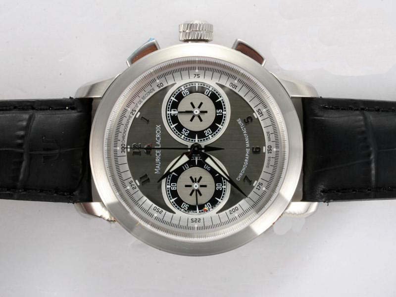 Maurice Lacroix Masterpiece Le Chronographe MP 7128-SS001-320 Round Mens Manual Winding Watch watches