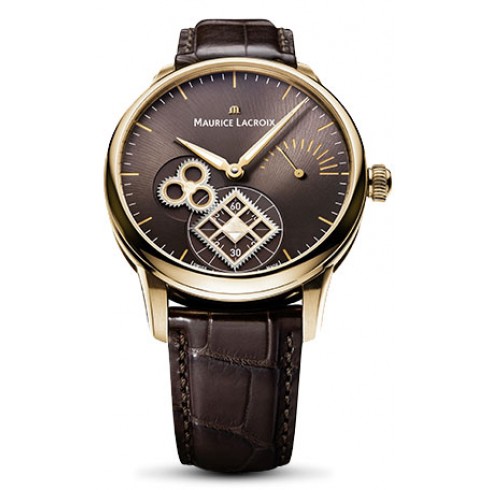 Maurice Lacroix Masterpiece Roue Carree Seconde Brown Dial Men's Watch watches