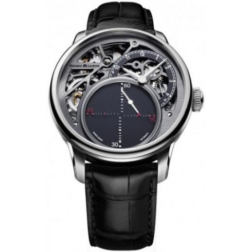 Maurice Lacroix Masterpiece Seconde Mysterieuse Skeleton Dial Automatic Men's Watch MP6558-SS001-095 watches