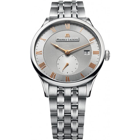 Maurice Lacroix Masterpiece Silver Dial Automatic Men's Stainless Steel Watch MP6907-SS002-111 watches