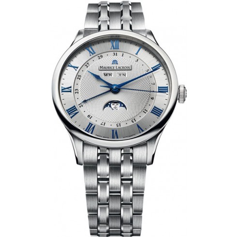Maurice Lacroix Masterpiece Tradition Silver Dial Steel Men's Watch MP6607-SS002-110 watches