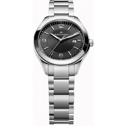 Maurice Lacroix Miros Date Black Dial Stainless Steel Ladies Watch MI1014-SS002330 watches