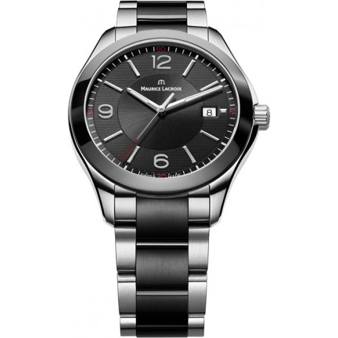 Maurice Lacroix Miros Date Black Dial Stainless Steel Men's Watch MI1018-SS002331 watches