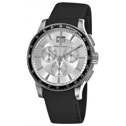 Maurice Lacroix Miros Silver Dial Chronograph Men's Watch MI1098-SS041130 watches