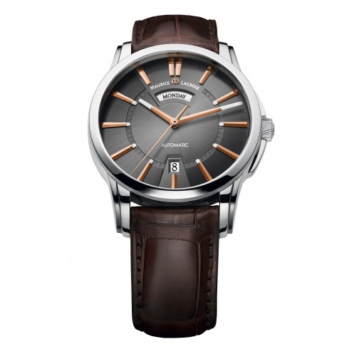 Maurice Lacroix Pontos Automatic Black Dial Men's Watch PT6158-SS001-03E watches