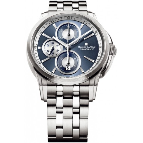 Maurice Lacroix Pontos Automatic Blue Dial Men's Watch PT6188-SS002-430 watches