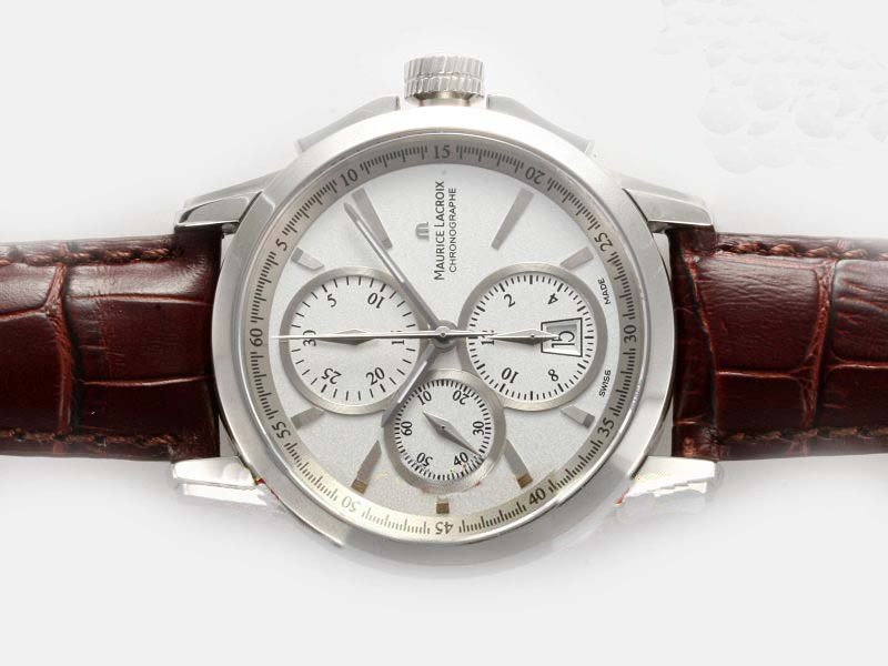 Maurice Lacroix Pontos Chronographe Valgranges PT6008-SS002-331 42mm Automatic Midsize Watch watches
