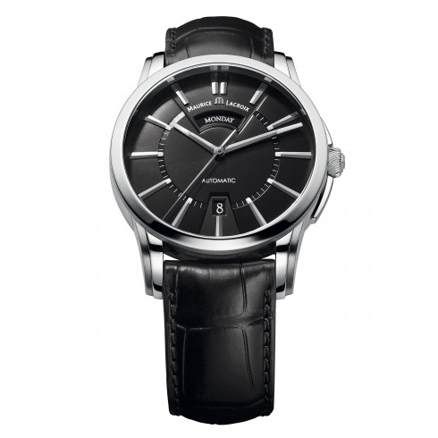 Maurice Lacroix Pontos Day & Date Black Dial Automatic Men's Watrch PT6158-SS001-33E watches