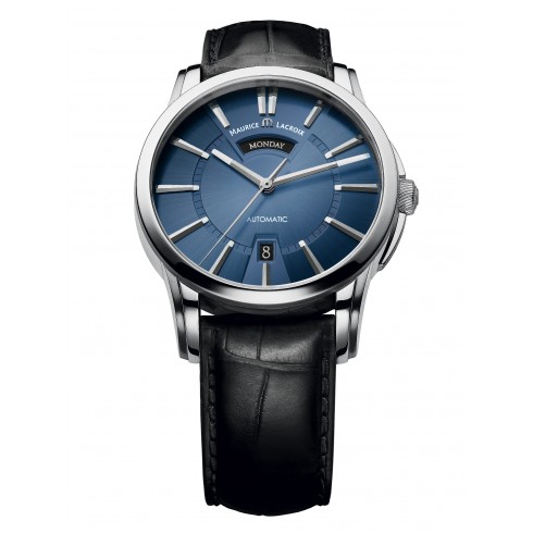 Maurice Lacroix Pontos Day & Date Blue Dial Automatic Men's Watch PT6158-SS001-43E watches