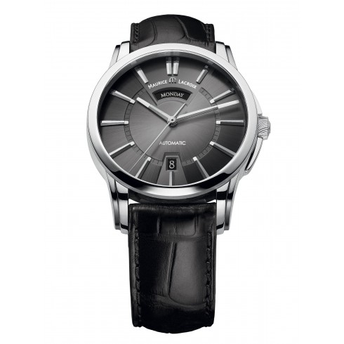 Maurice Lacroix Pontos Day & Date Grey Dial Automatic Men's Watch PT6158-SS001-23E watches