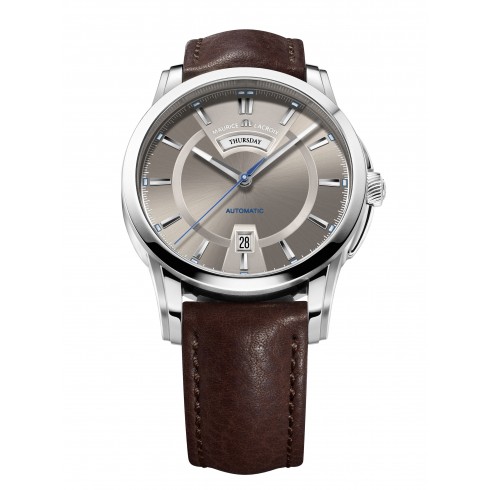 Maurice Lacroix Pontos Day & Date Silver Dial Automatic Men's Watch PT6158-SS001-73E watches