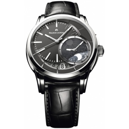 Maurice Lacroix Pontos Decentrique GMT Black Dial Automatic Men's Watch PT6118-SS001-330 watches