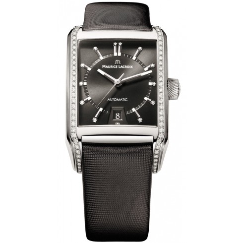Maurice Lacroix Pontos Rectangulaire Black Dial Men's Watch PT6247-SD501-350 watches