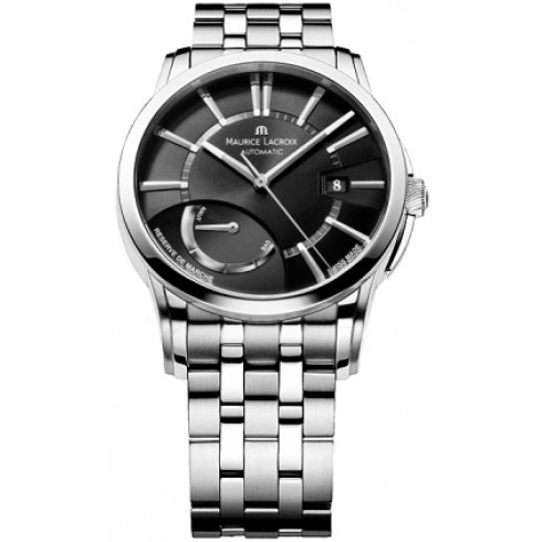 Maurice Lacroix Pontos Reserve De Marche Black Dial Stainless Steel Men's Watch PT6168-SS002-331 watches