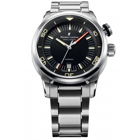 Maurice Lacroix Pontos S Diver Black Dial Men's Watch PT6248-SS002330 watches